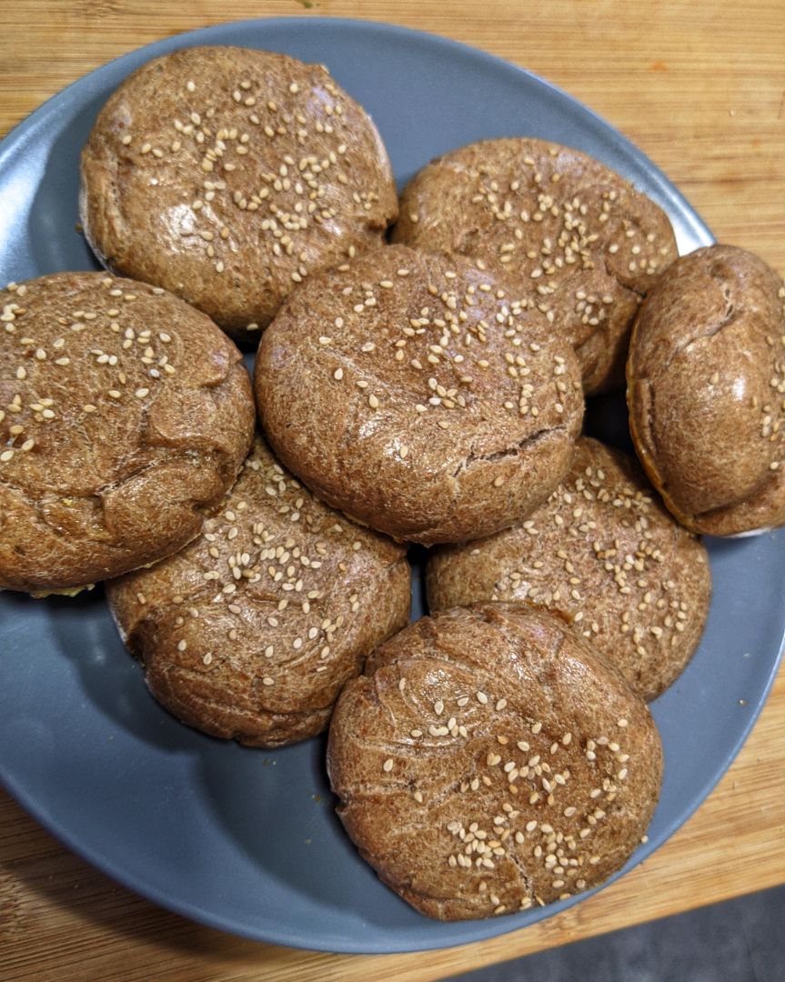 Pan de hamburguesa integral 🍔 Pan de hamburguesa integral 🍔