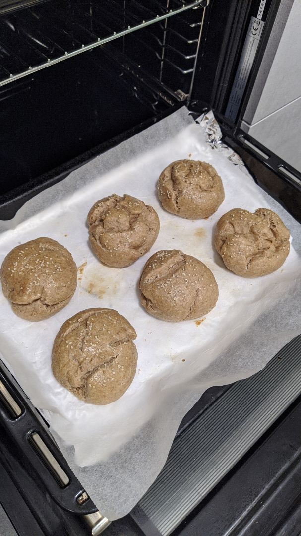 Pan de hamburguesa integral 🍔 Paso 3 Pan de hamburguesa integral 🍔 Paso 3