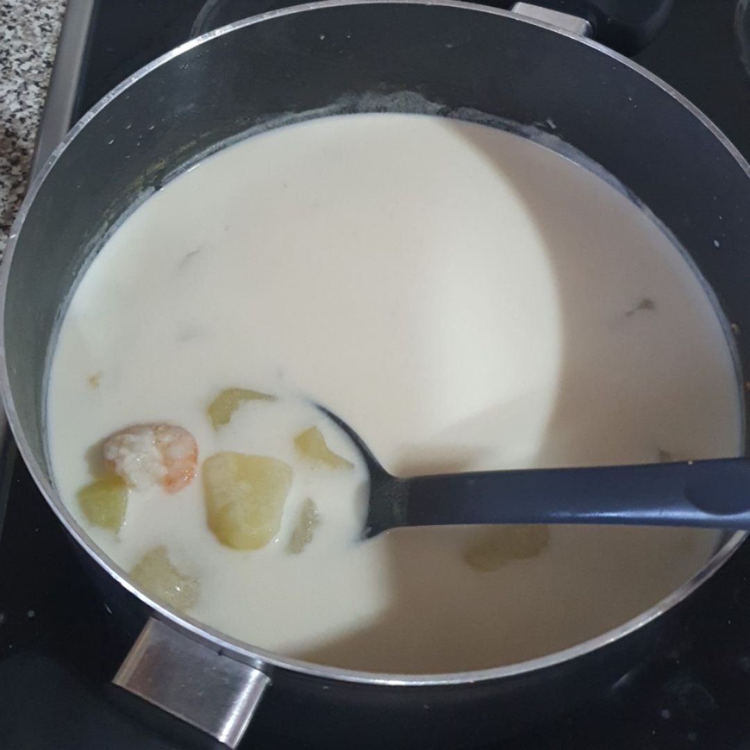 Gazpachuelo de pescado Paso 4 Gazpachuelo de pescado Paso 4