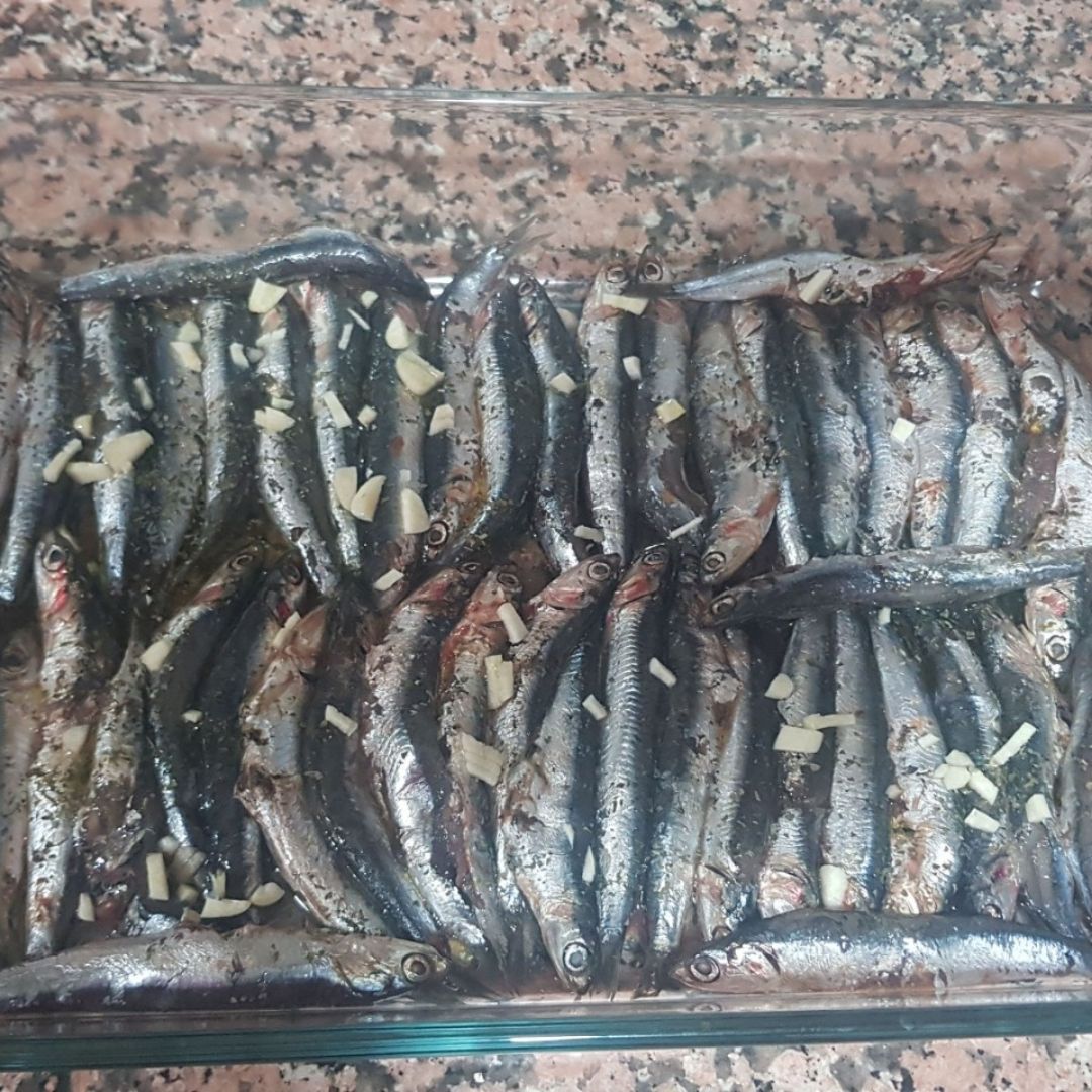 Boquerones al horno Boquerones al horno