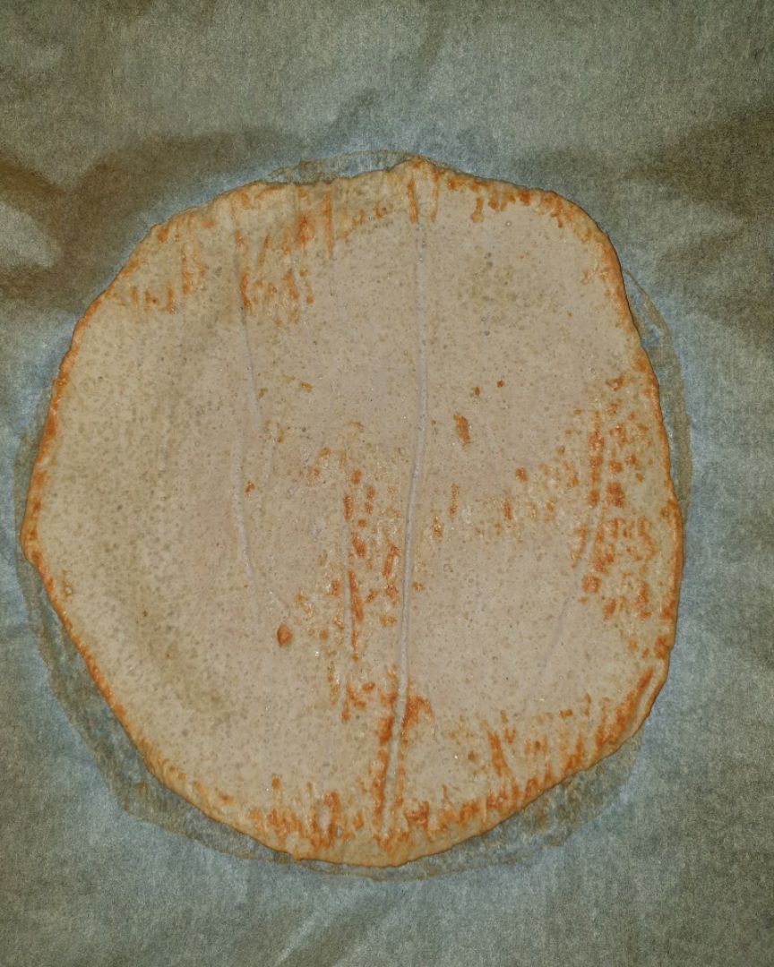 Pizza con base de atún Paso 4 Pizza con base de atún Paso 4