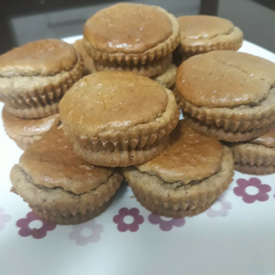 Magdalenas de compota de manzana Magdalenas de compota de manzana