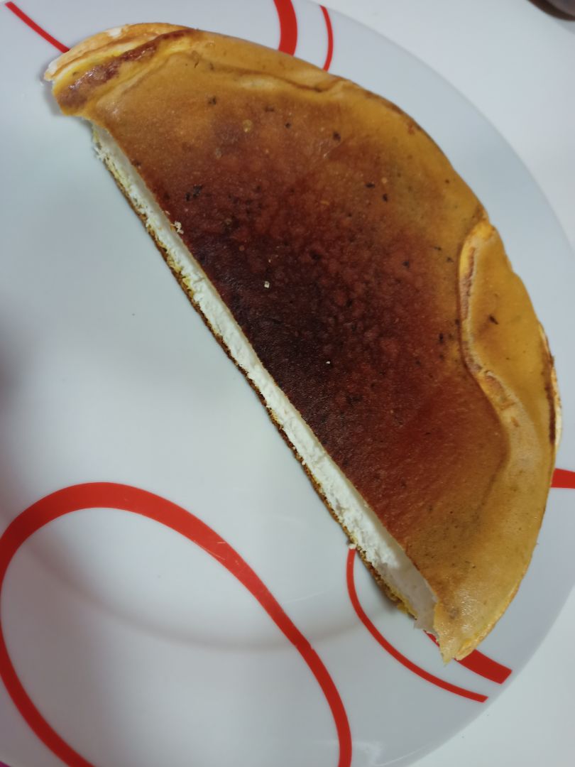 Tarta/tortilla de yemas y claras. Paso 7 Tarta/tortilla de yemas y claras. Paso 7