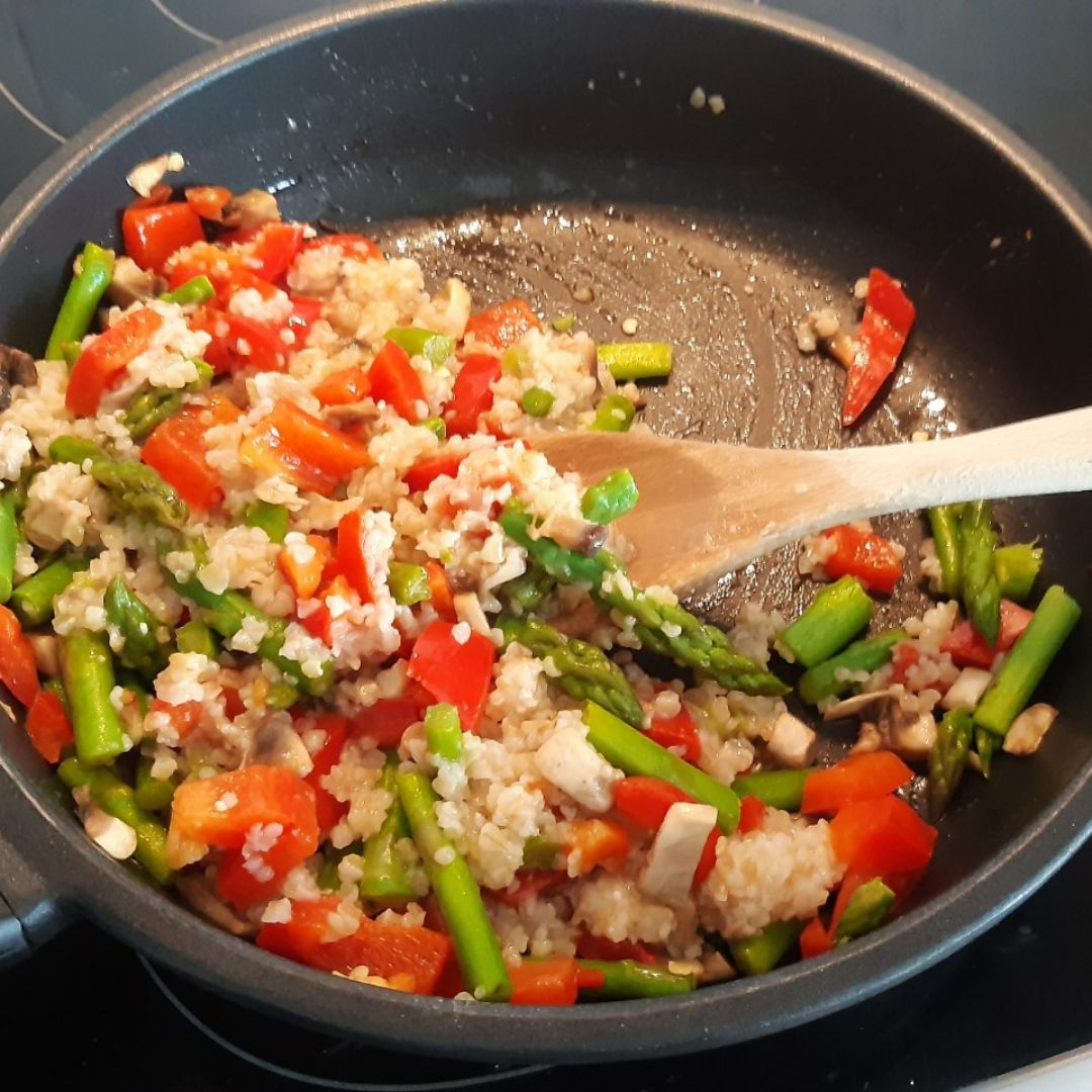 Bulgur con verduritas Bulgur con verduritas