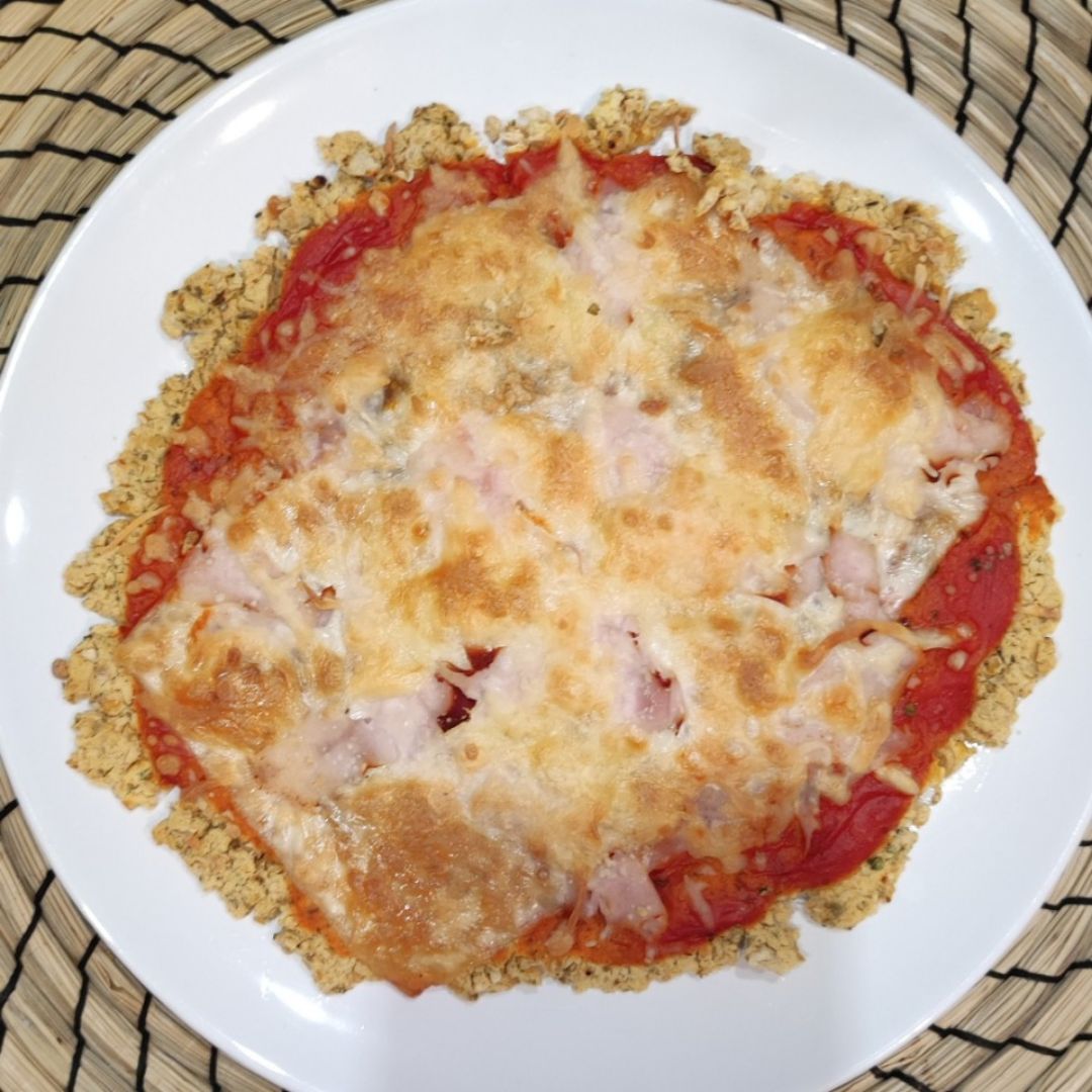 Pizza con base de garbanzos (sin harinas)🍕 Pizza con base de garbanzos (sin harinas)🍕