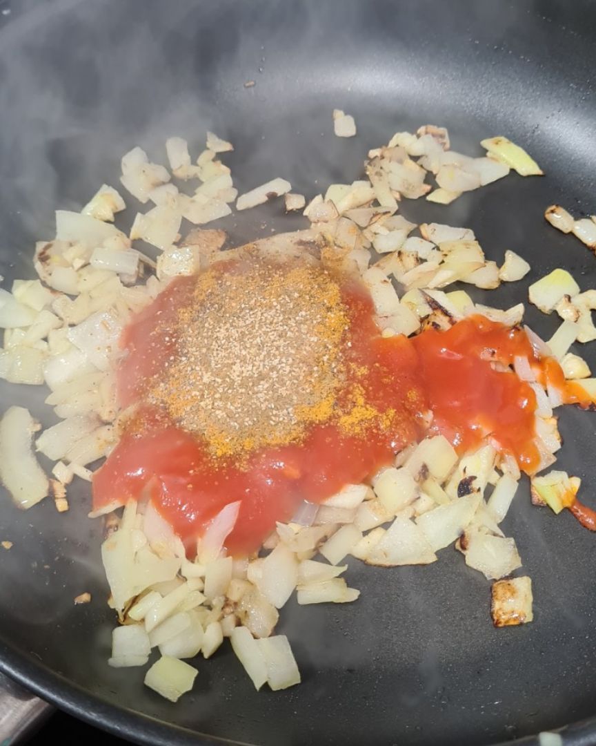 Pollo al curry sin lactosa con arroz integral Paso 1 Pollo al curry sin lactosa con arroz integral Paso 1