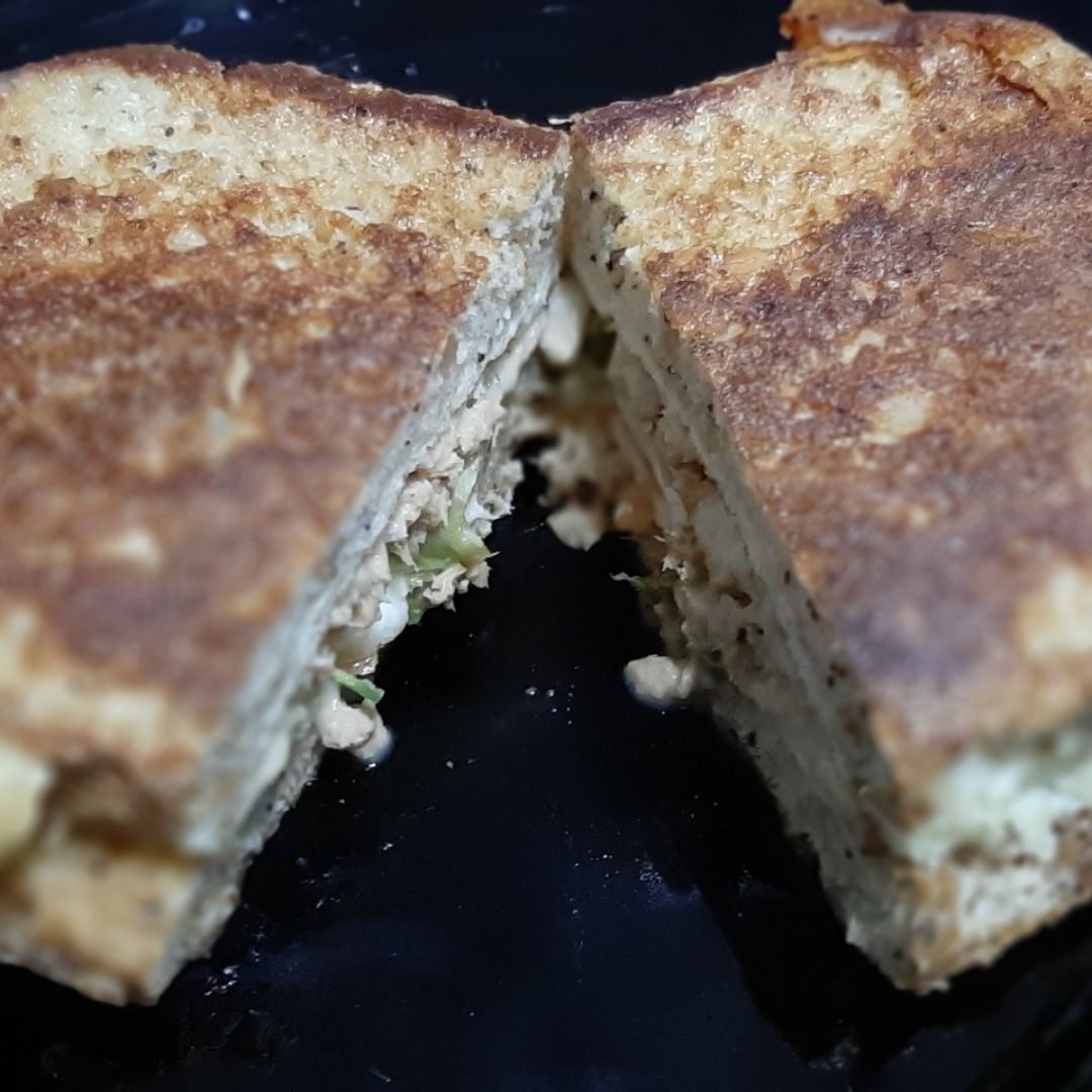 🥪 sándwich en sartén 🍳 Paso 5 🥪 sándwich en sartén 🍳 Paso 5