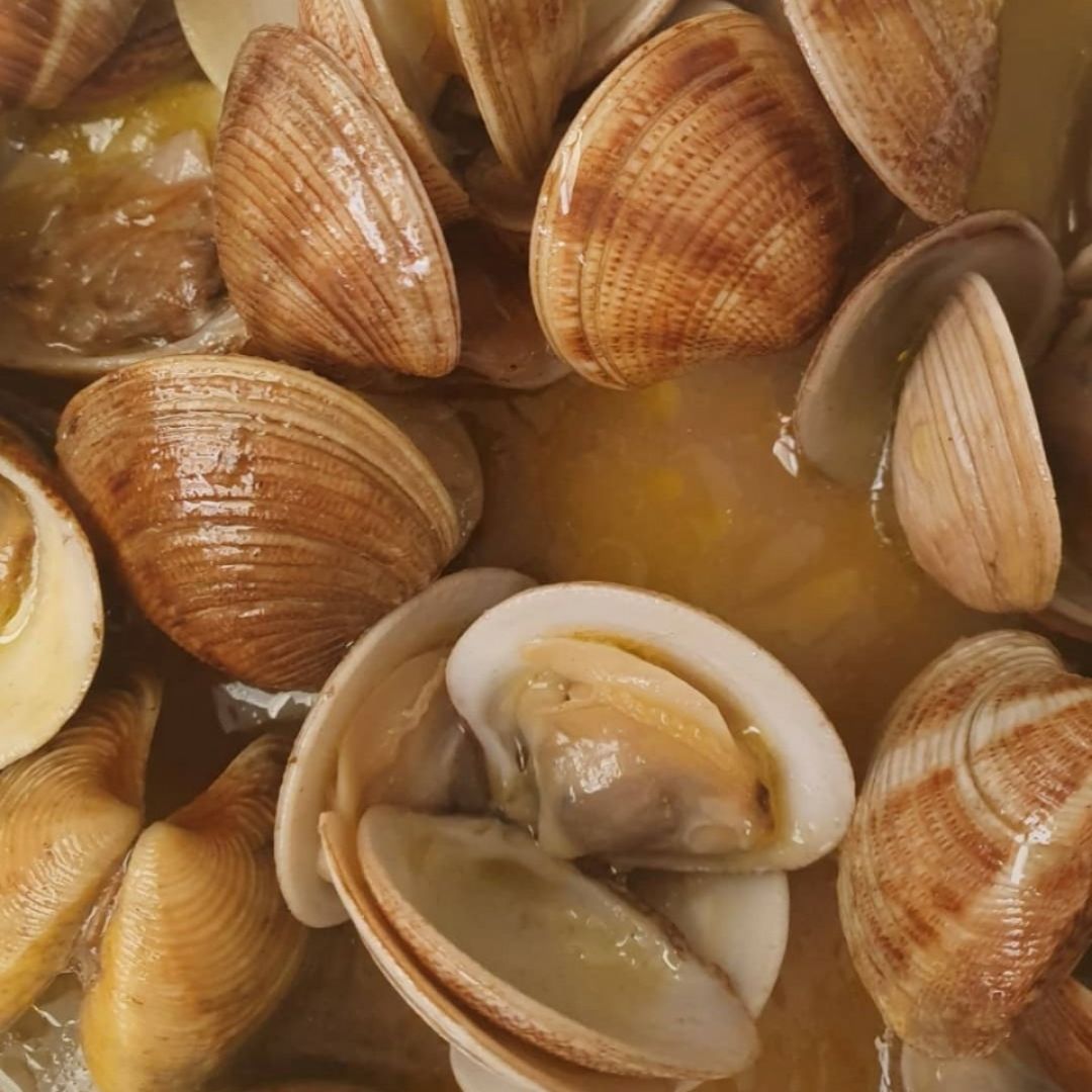 Almejas al vino blanco Almejas al vino blanco
