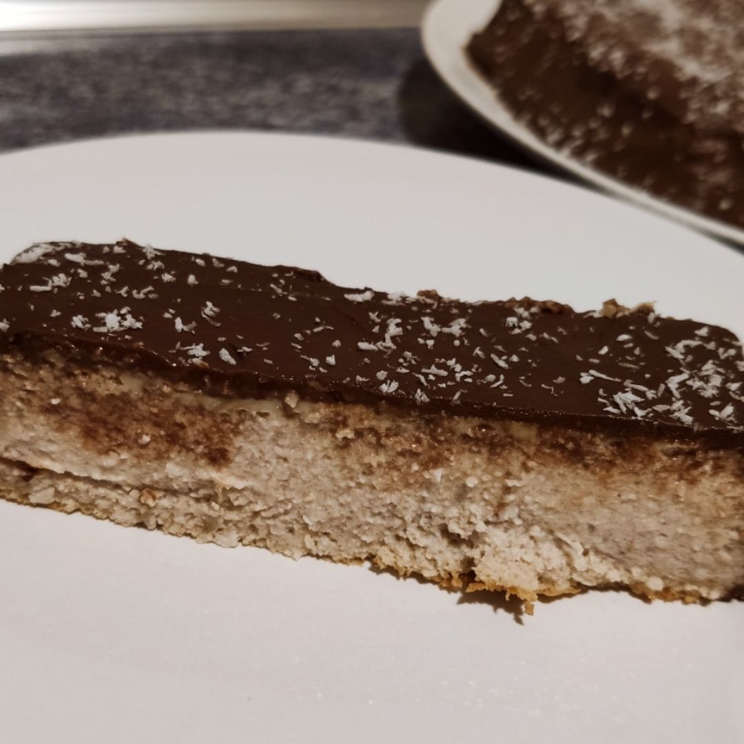 🍮Flan de coco con cobertura 85%🥥🍫 Paso 4 🍮Flan de coco con cobertura 85%🥥🍫 Paso 4