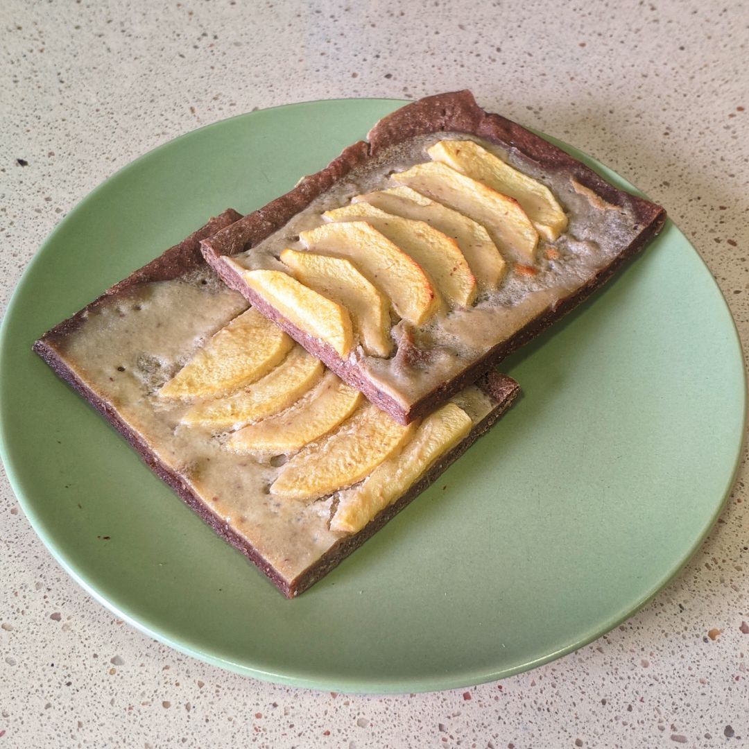 Tarta de manzana fit Tarta de manzana fit