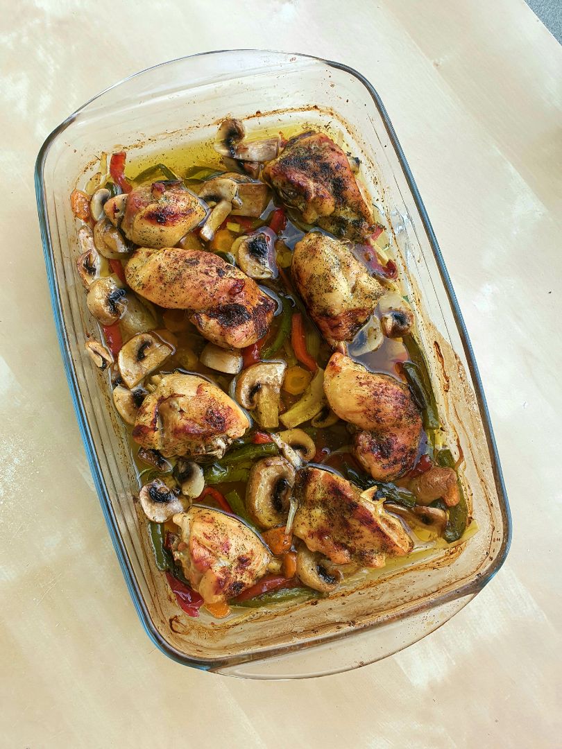 POLLO AL HORNO CON VERDURAS 🥕 POLLO AL HORNO CON VERDURAS 🥕