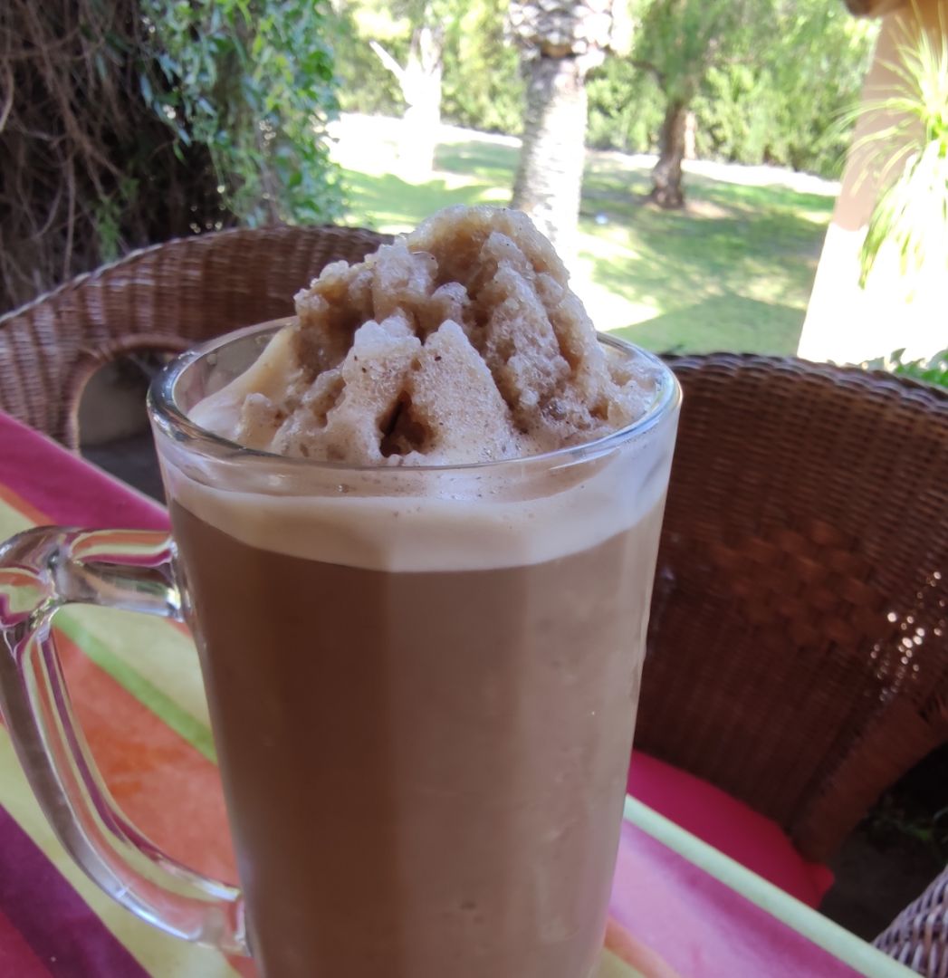 Frapuccino de café y cacao