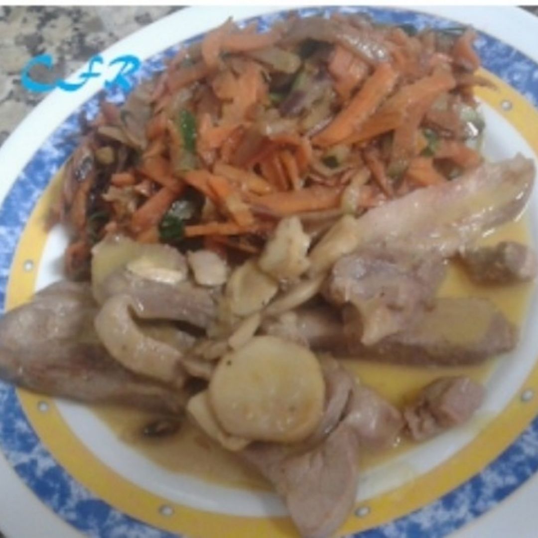 Chuletas de pavo a la naranja Chuletas de pavo a la naranja