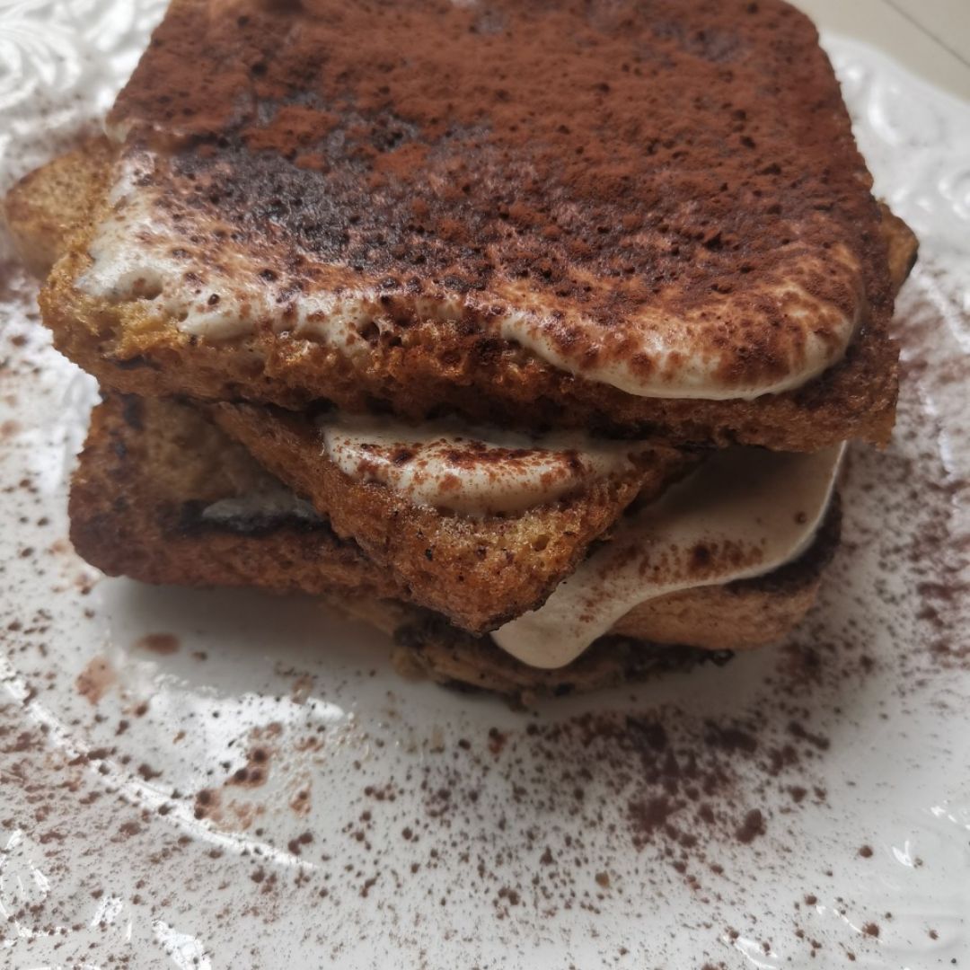 Tostadas francesas a lo "tiramisú" 