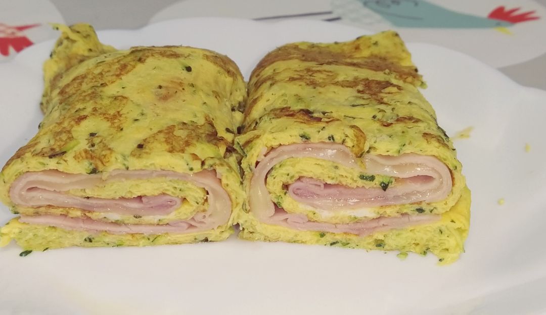 Rollitos de calabacín y huevo Rollitos de calabacín y huevo
