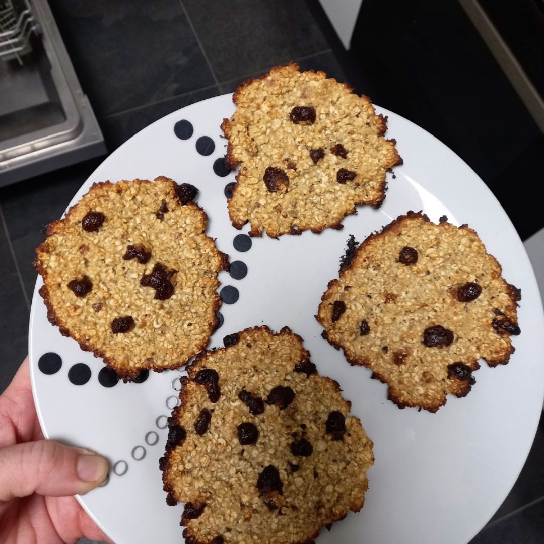 Galletas 🍪 de avena y pepitas de chocolate 🍫 Galletas 🍪 de avena y pepitas de chocolate 🍫