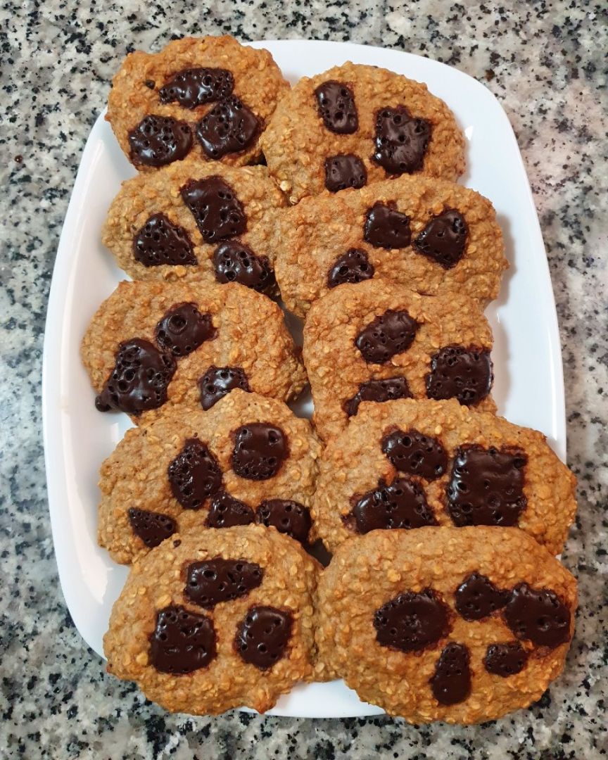 Galletas de platano y manzana 🍌🍎