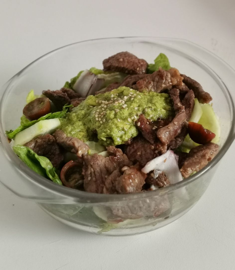 🎎Ensalada asiática de carne de res 🎎Ensalada asiática de carne de res