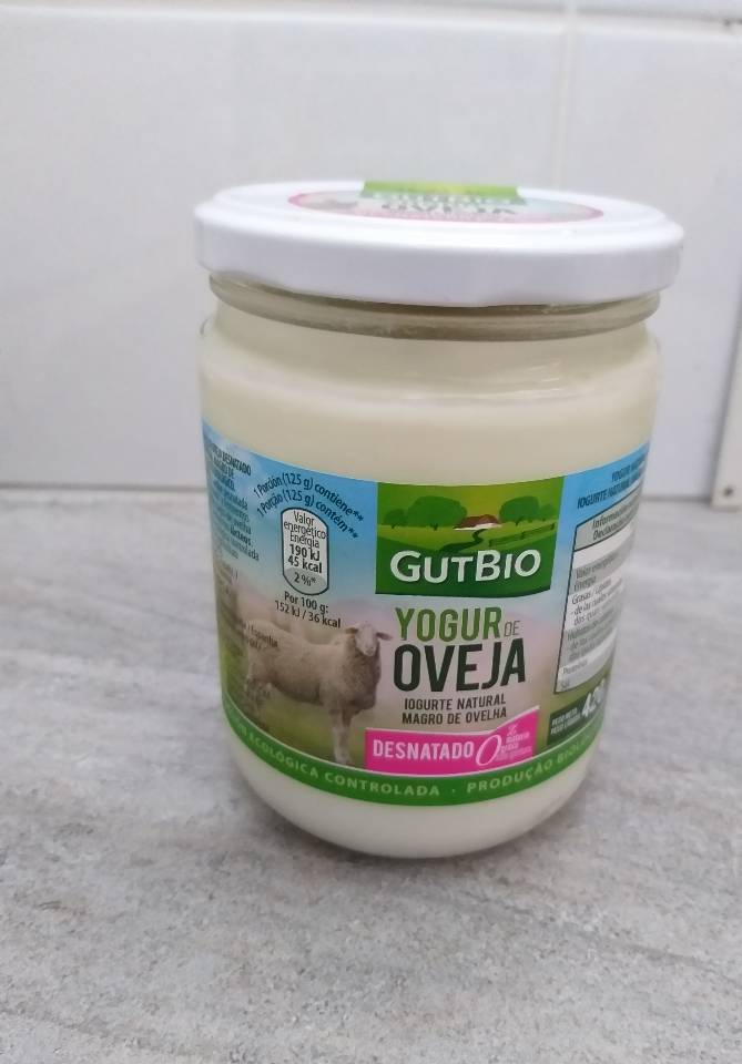 YOGUR NATURAL DE OVEJA DESNATADO