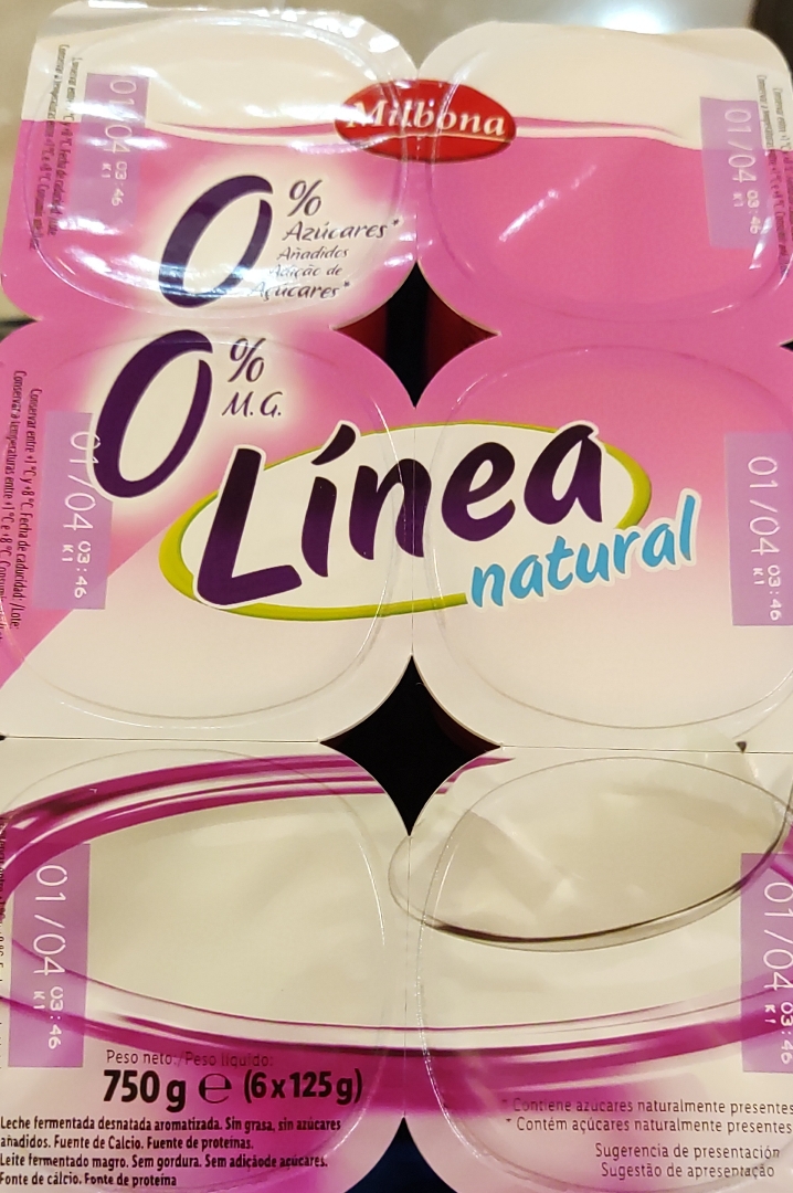 Yogur linea natural