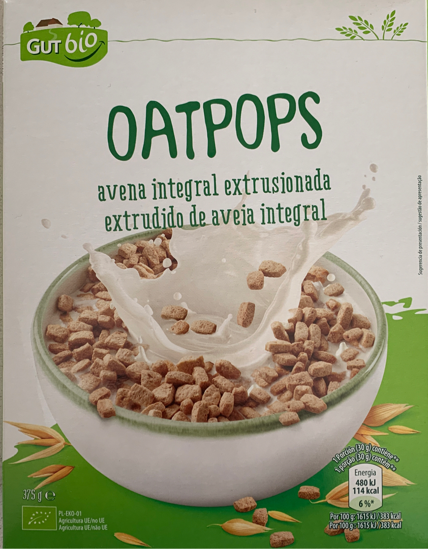 Cereales avena integral extrusionada
