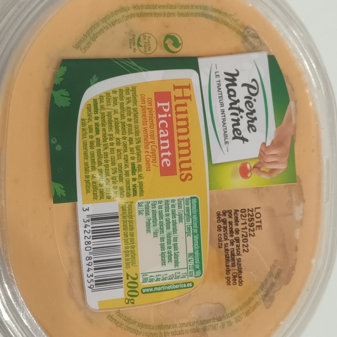 Hummus picante Hummus picante