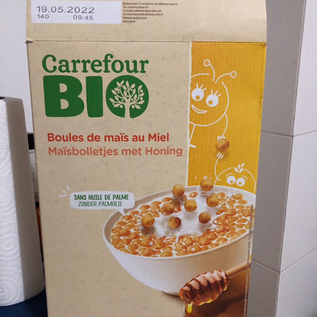 Cereales Bio Bolas de maiz con mkeñ