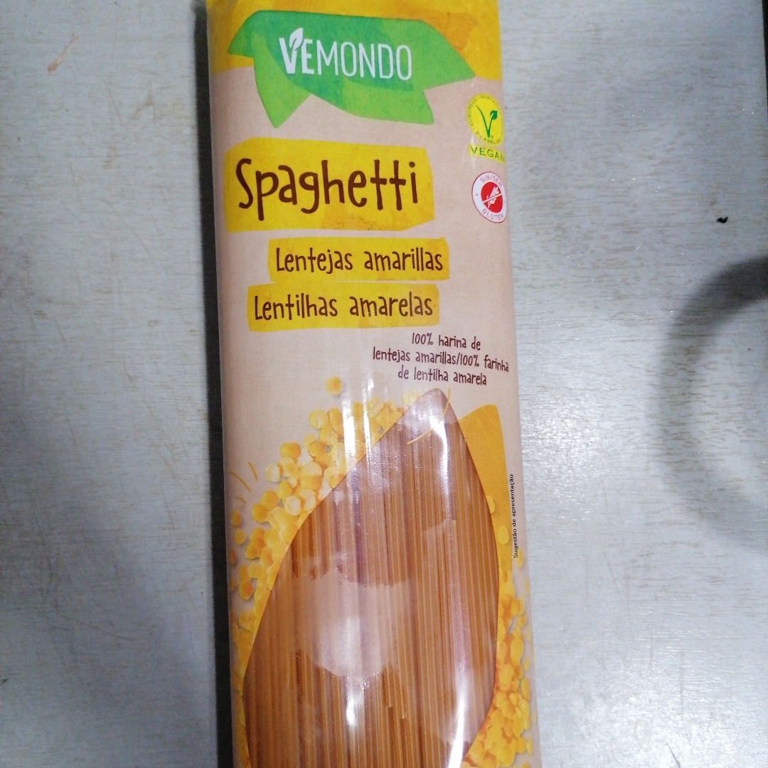 Spaghetti lentejas amarillas Spaghetti lentejas amarillas