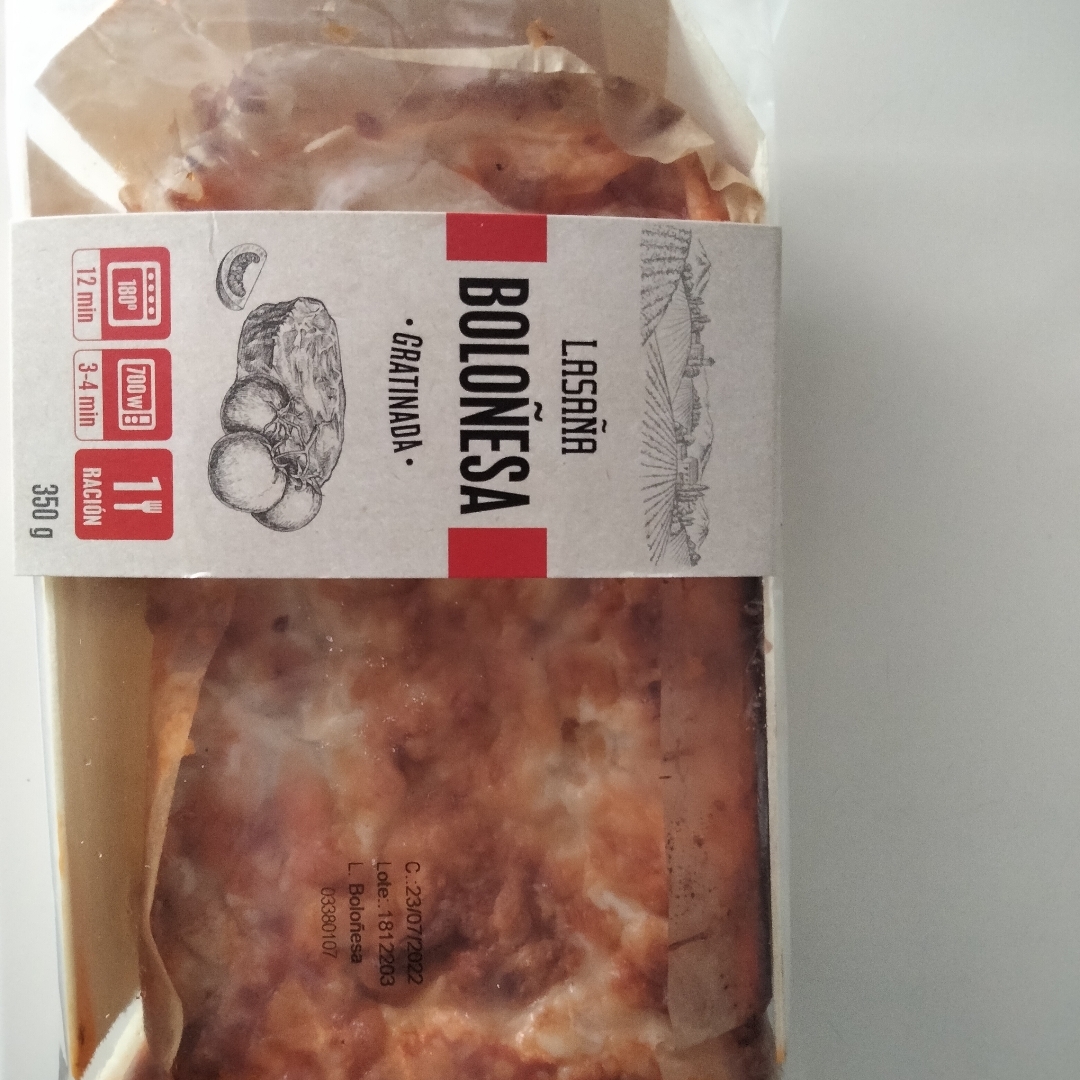 Lasaña boloñesa Lasaña boloñesa