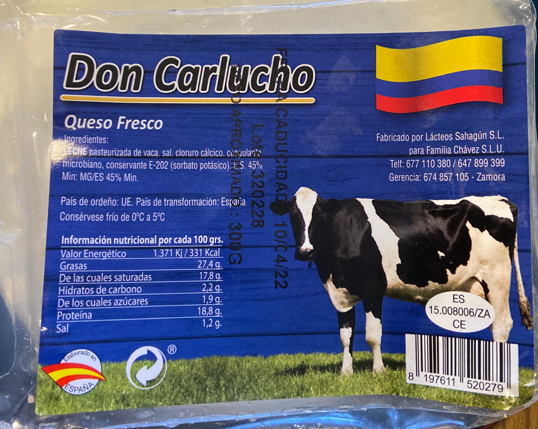 Queso fresco colombiano Queso fresco colombiano