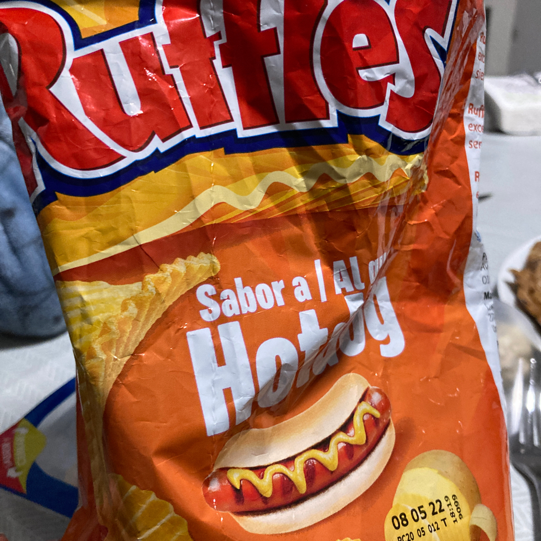 Ruffles hot dog 
