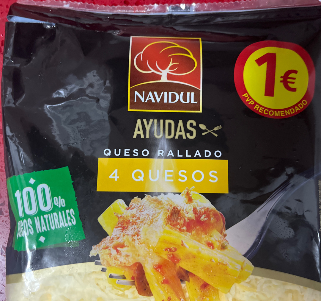 Queso rallado 4 quesos