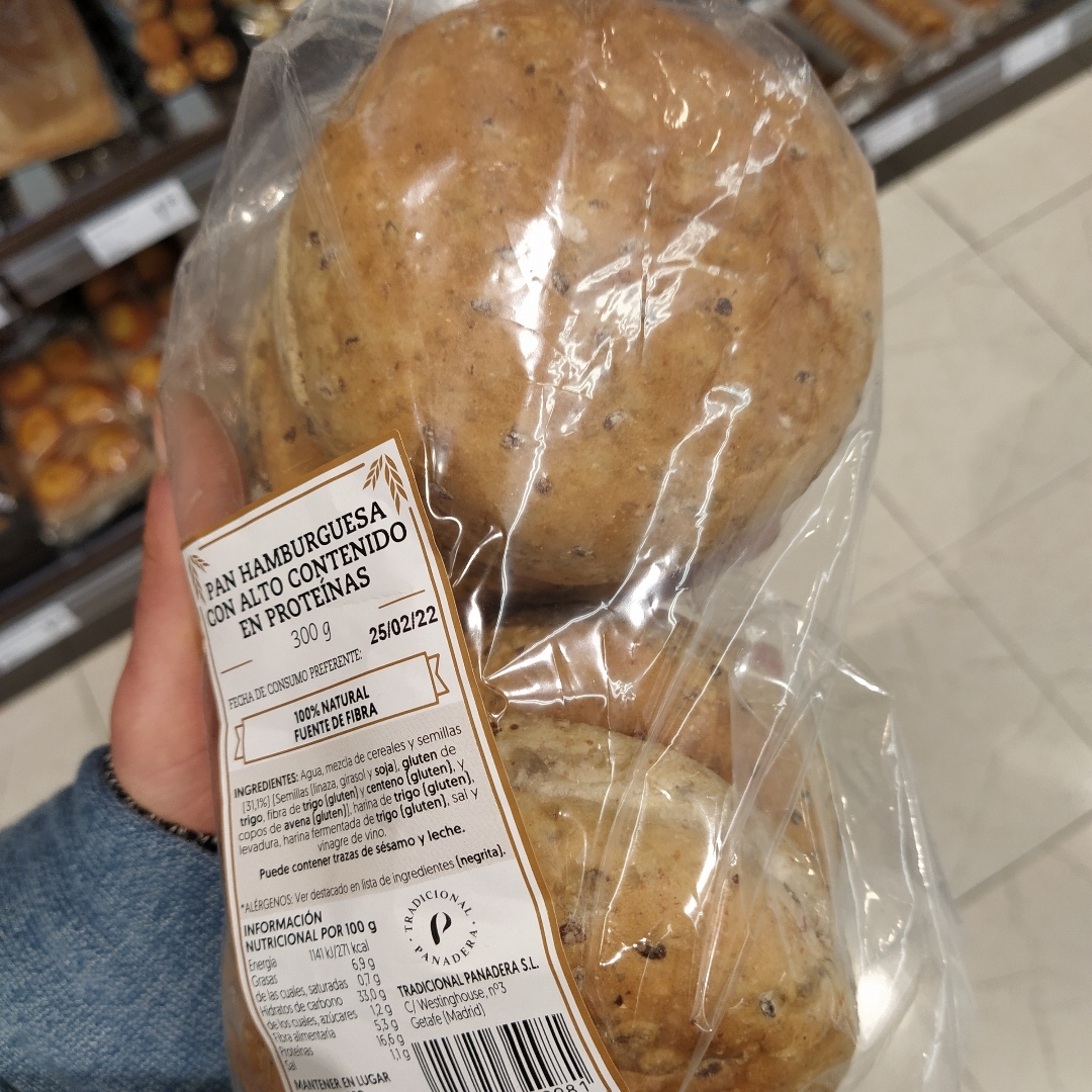 Pan de hamburguesa proteico Pan de hamburguesa proteico