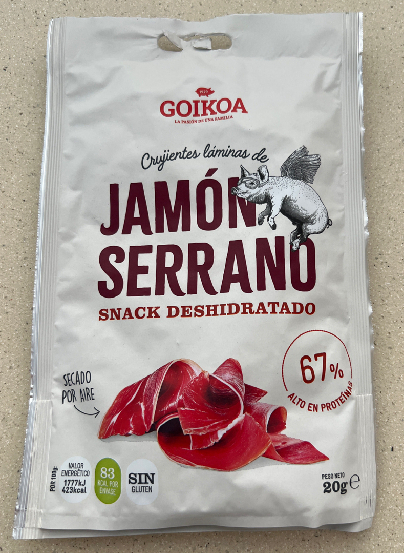 Jamón Serrano Snack Deshidratado Jamón Serrano Snack Deshidratado