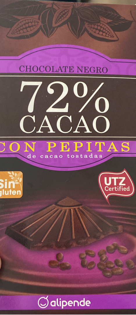 Chocolate con pepitas Chocolate con pepitas