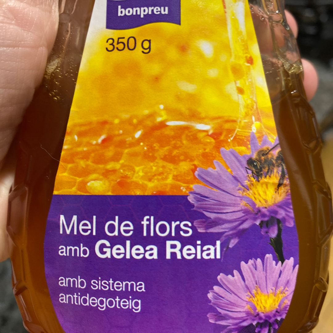 Mel de flors amb galea real Mel de flors amb galea real