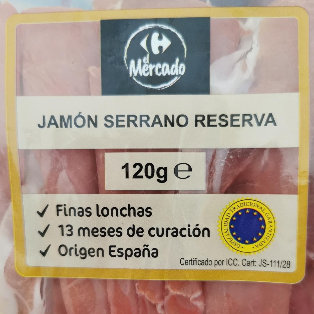 Jamon serrano reserva Jamon serrano reserva