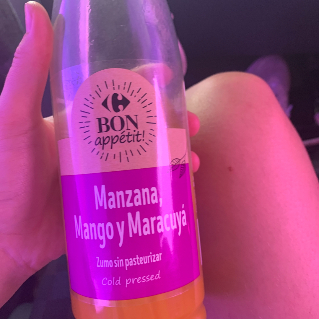 Manzana, mango y maracuyá