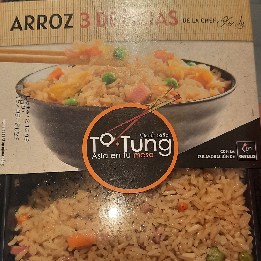 Arroz 3 delicias de la chef