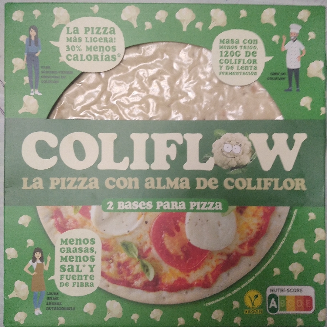 Base de pizza de coliflor Base de pizza de coliflor