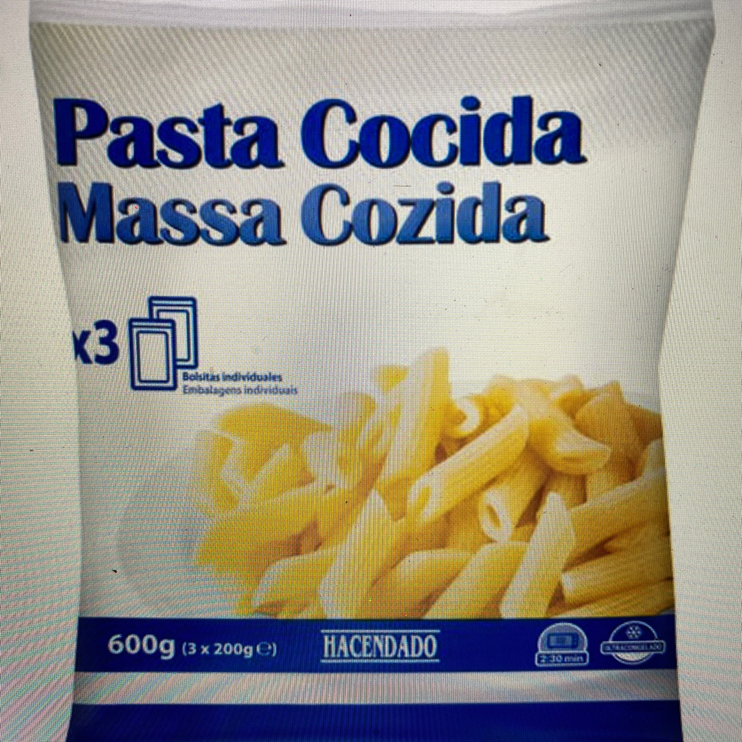 Pasta Cocida Ultracongelada Pasta Cocida Ultracongelada