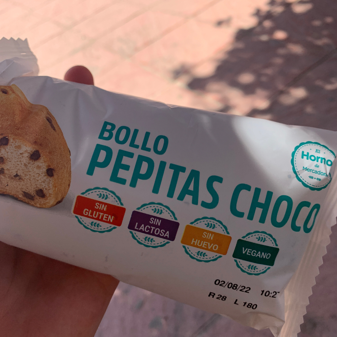 Bollo pepitas choco Bollo pepitas choco