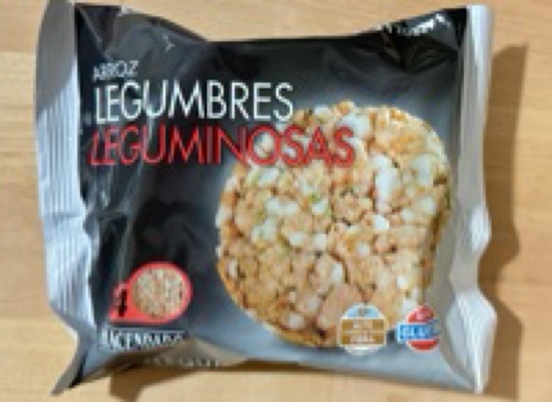 Tortas arroz legumbres leguminosas