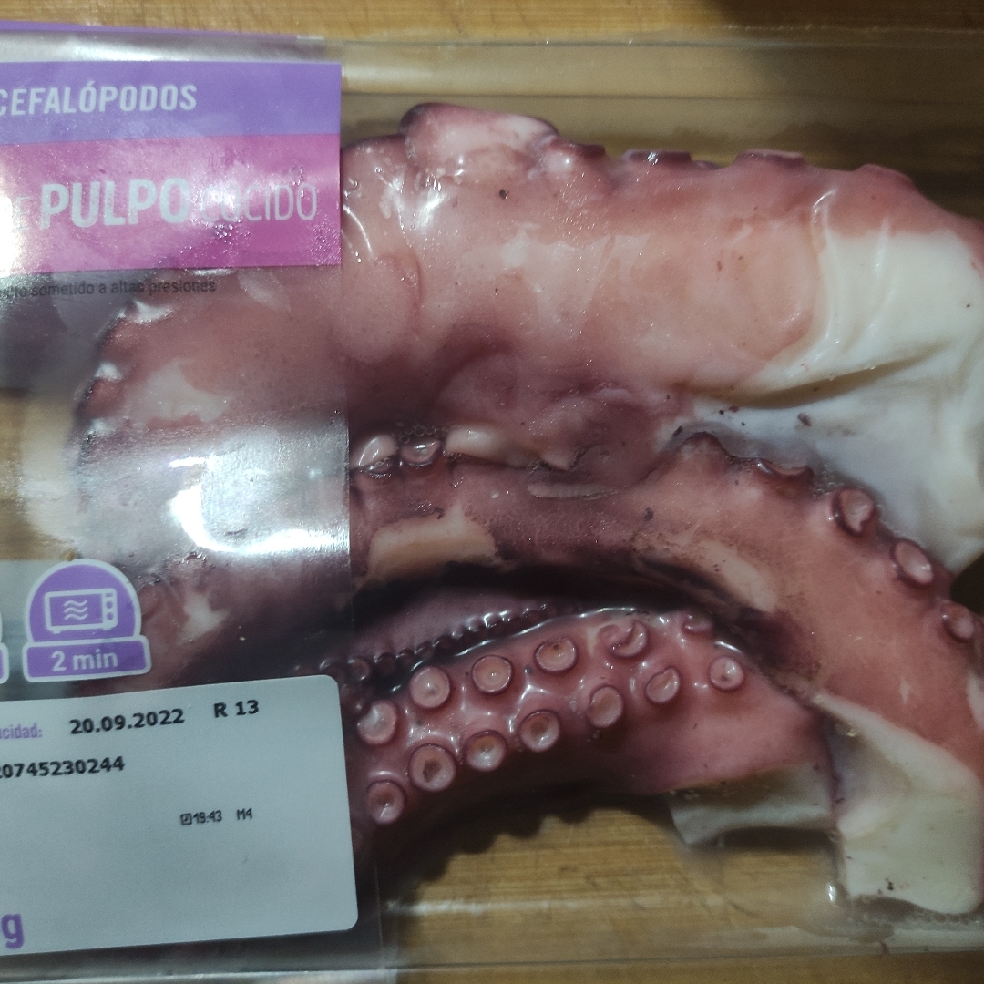 Patas de Pulpo cocido Patas de Pulpo cocido