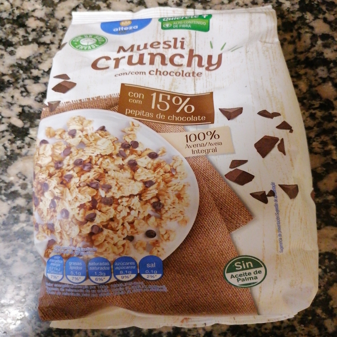 Muesli crunchy con chocolate Muesli crunchy con chocolate