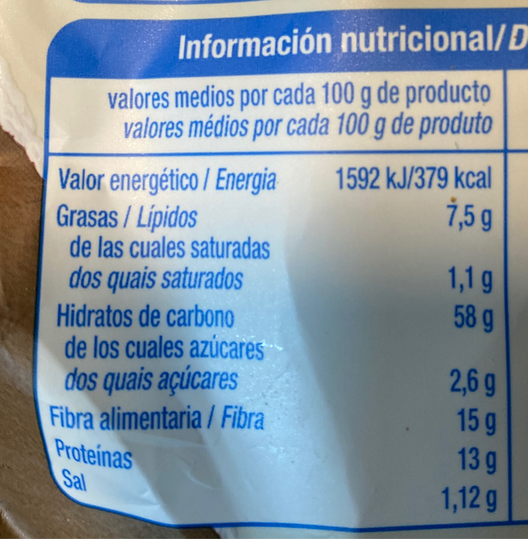 Pan de fibra centeno y sesamo Pan de fibra centeno y sesamo