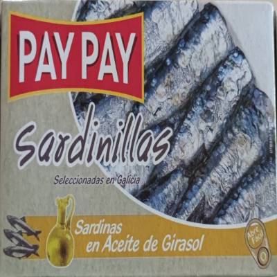 Sardinas en aceite de girasol