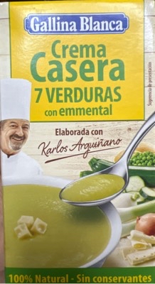 Crema casera de verduras Crema casera de verduras