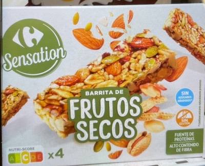 Barrita de frutos secos