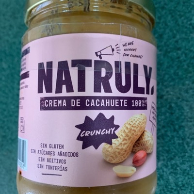 Crema de cacahuete crunchy